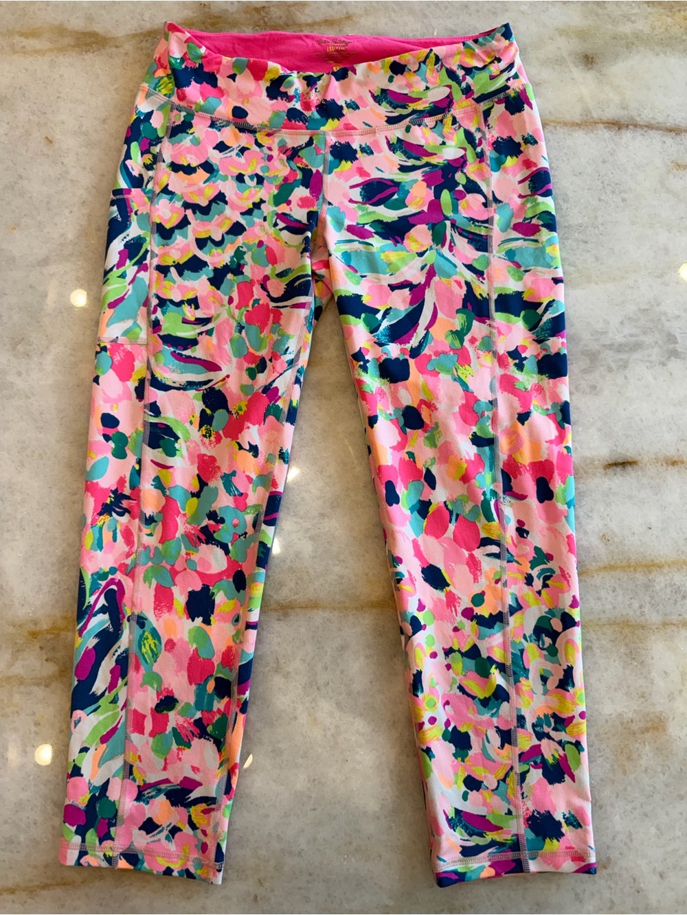 Lilly Pulitzer Luxletic Cropped Weekender Leggings - Sz L